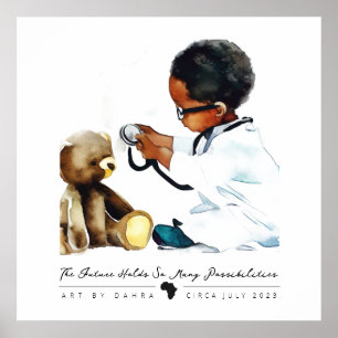 Affiche Smart Black Kid