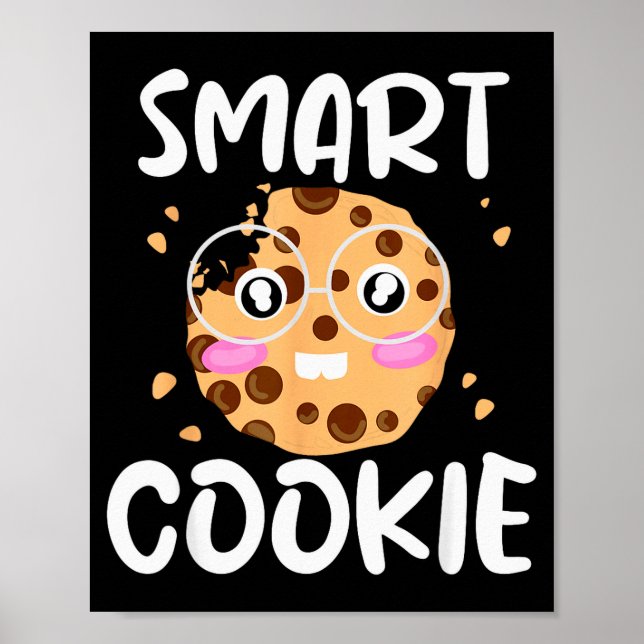 Affiche Smart Cookie - Funny Idiom Joke Tee  (Devant)