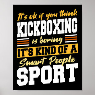 Affiche Smart People Sports - Si vous pensez que la boxe t