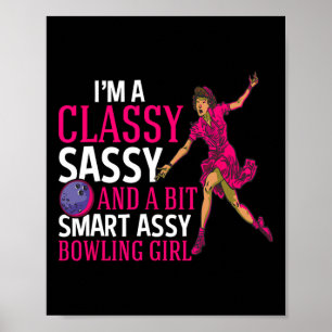 Affiche Smart Y Bowling Girl Pour Cly Bowler Bowling Women