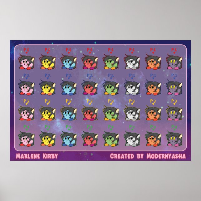 Affiche Smash Bros Marlene (Devant)