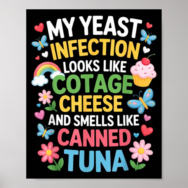 Affiche Smells Like Canned Tuna Inappropriate Humor Saying (Devant)