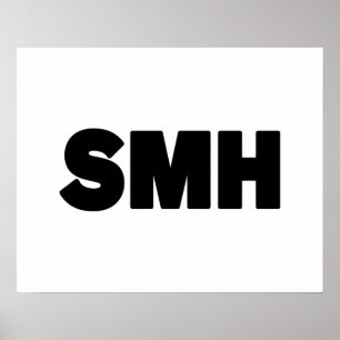 Affiche SMH Text Slang