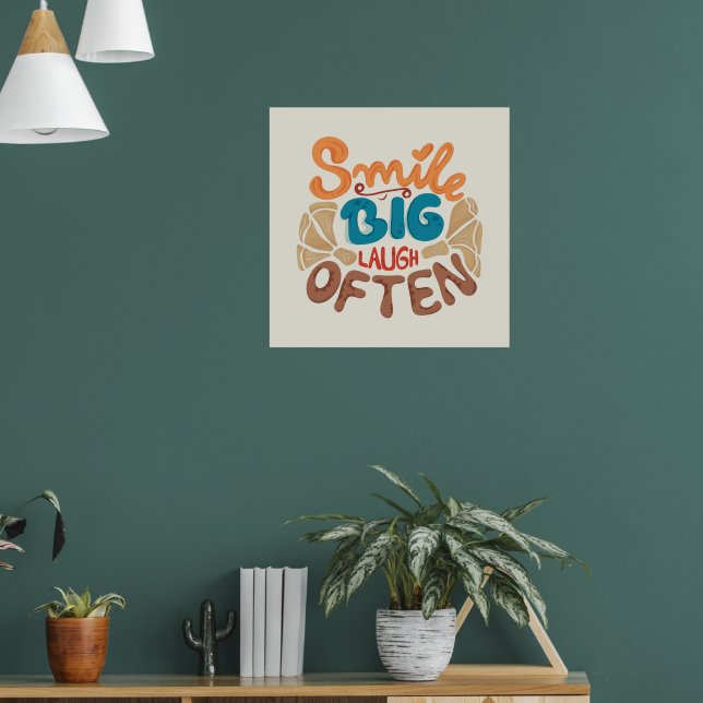 Affiche Smile Big Laugh Souvent : Joyeux (Salon 1)