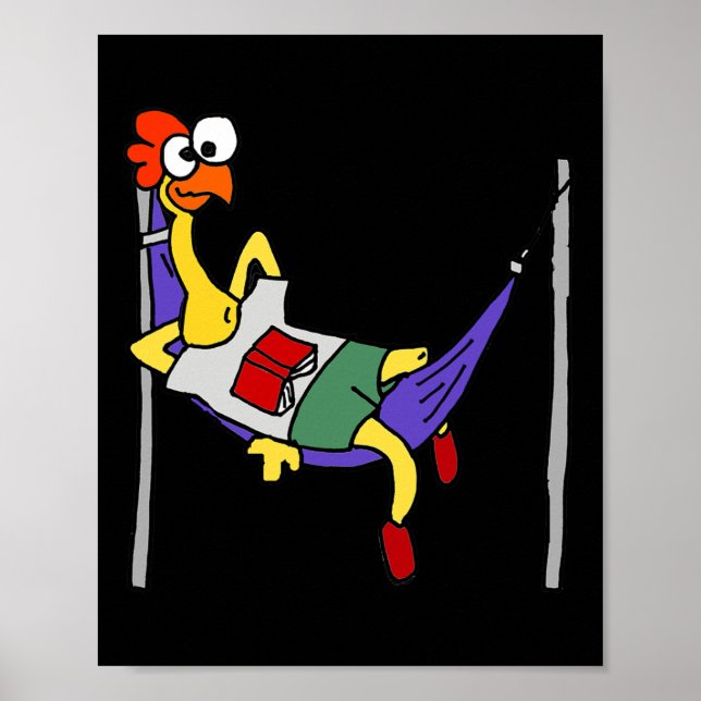 Affiche Smileteesanima Poulet en Caoutchouc Drôle Dormant  (Devant)