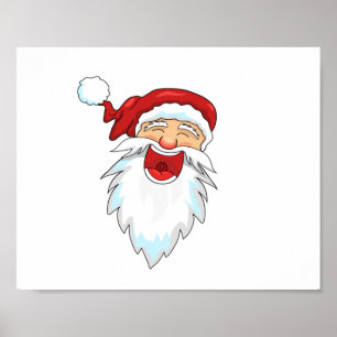 Affiche Smiling santa