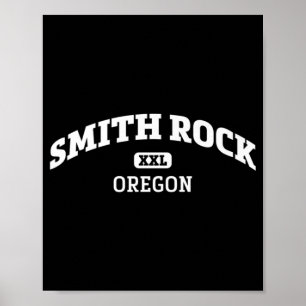 Affiche Smith Rock College Style Rock Escalade Area Design