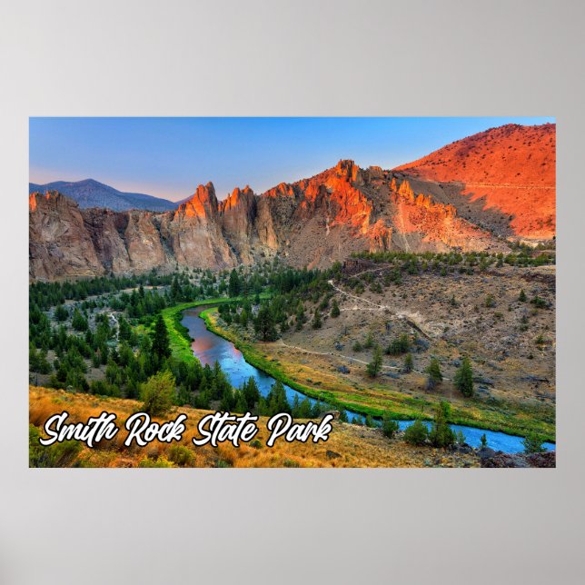 Affiche Smith Rock State Park, Oregon, États-Unis (Devant)
