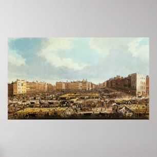 Affiche Smithfield Market, gravée par R.G. Reeve