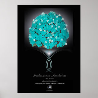 AFFICHE SMITHSONITE AURICHALCITE