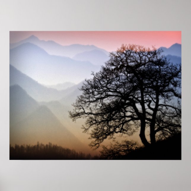 Affiche Smoky Mountain Sunset from the Blue Ridge Parkway (Devant)