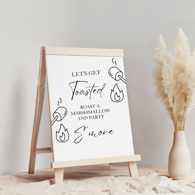 Affiche S'more Bar Menu Smore Bar S'mores Station Out (Créateur téléchargé)