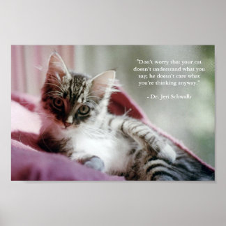 Affiche Smug Kitten