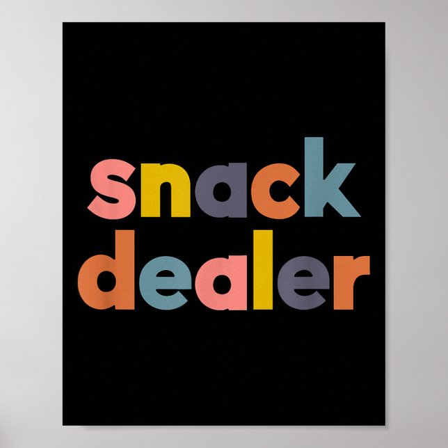 Affiche Snack Er Funny Gift For Mom Of Boys And Girls  (Devant)