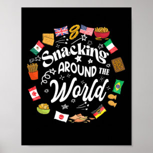 Affiche Snacking Autour Du Monde Vacances Snacking Showca
