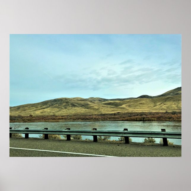 Affiche Snake River, comté de Baker, Oregon (Devant)