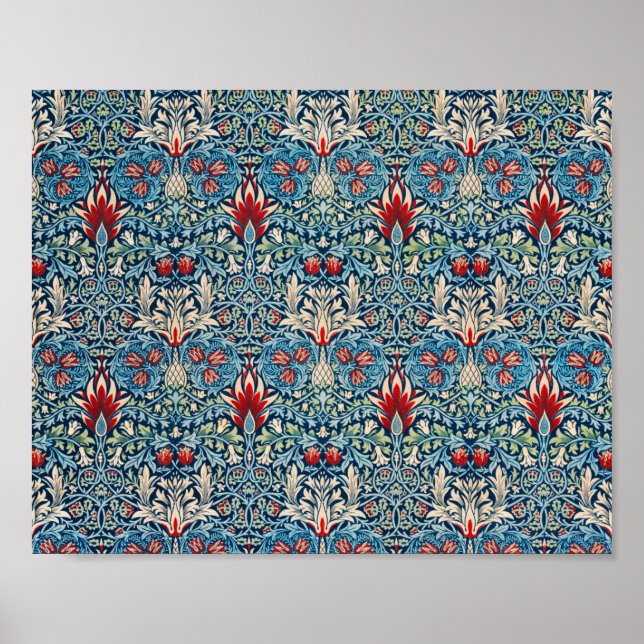 Affiche Snakeshead, William Morris (Devant)