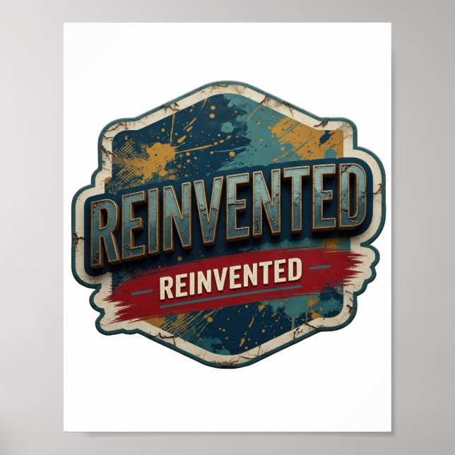 Affiche Snappy Silver RÉINVENTER (Devant)