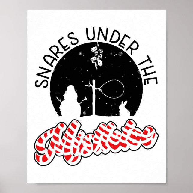 Affiche Snares Under The Mistletoe - Wire Snare Christmas  (Devant)