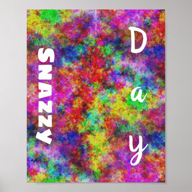 Affiche Snazzy Day Psychedelic (Devant)