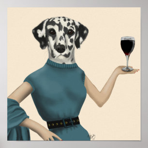 Affiche Snob de vin de Dalmatie