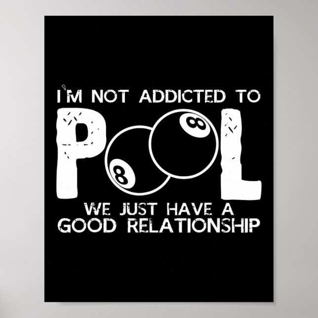 Affiche Snooker Billard Table Shot Cue Stick Rack (Devant)