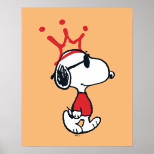 Affiche Snoopy - Joe Cool Crown