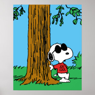 Affiche Snoopy "Joe Cool" debout