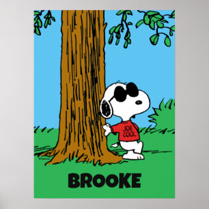 Affiche Snoopy "Joe Cool" debout