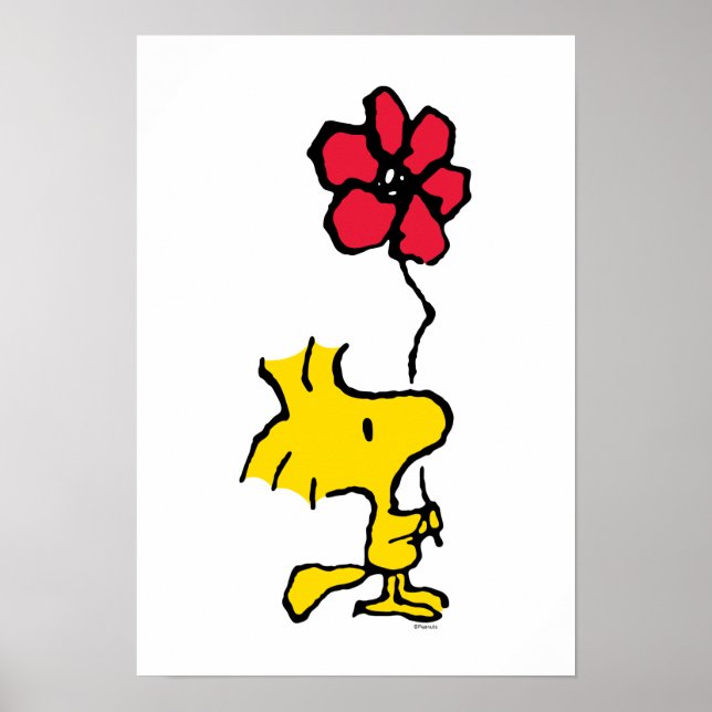Affiche Snoopy So Sweet Flower Motif (Devant)