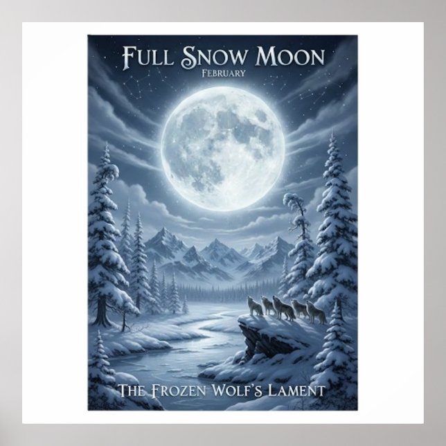 AFFICHE SNOW MOON (Devant)