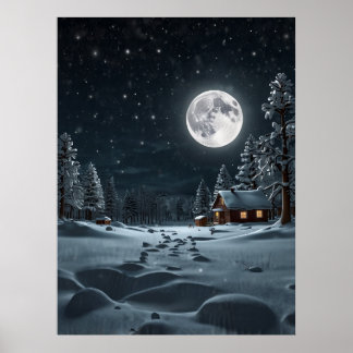 AFFICHE SNOW MOON
