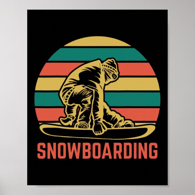 Affiche Snowboard (Devant)