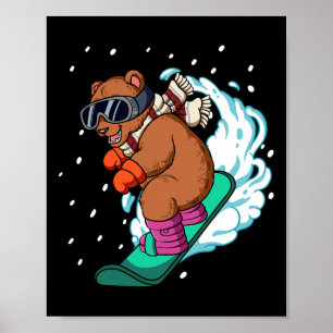 Affiche Snowboard