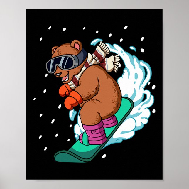 Affiche Snowboard (Devant)