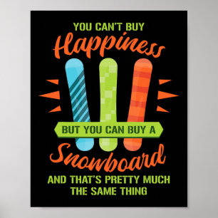 Affiche Snowboard Ski Amusant Snowboard Snowboard Gi