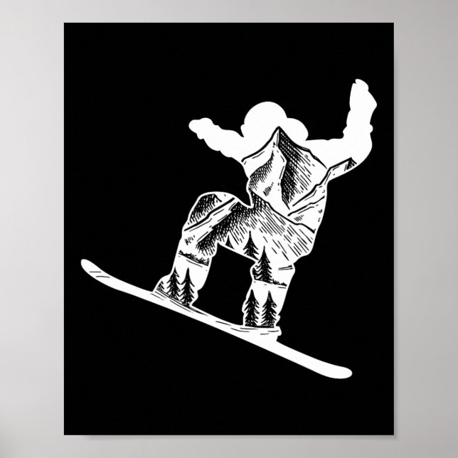 Affiche Snowboard Snowboard 11 (Devant)