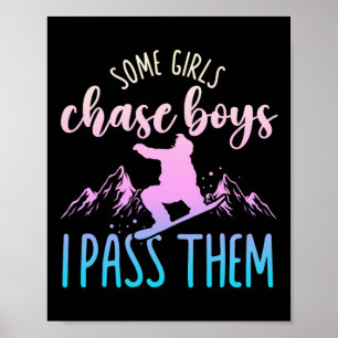 Affiche Snowboard Snowboard Quelques Filles Chase Boys I P