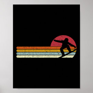 Affiche Snowboard Snowboardeur Snowboard Snowboarders