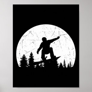 Affiche Snowboard Style Libre Snowboard Snowboard Extr