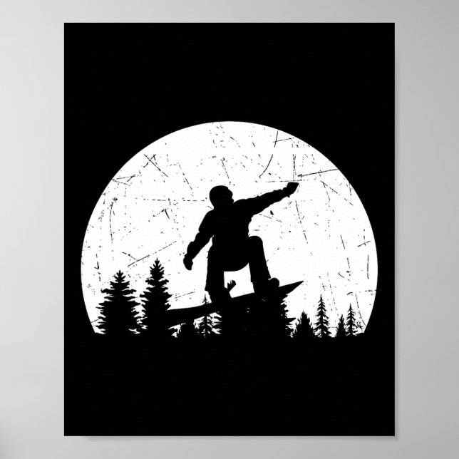 Affiche Snowboard Style Libre Snowboard Snowboard Extr (Devant)