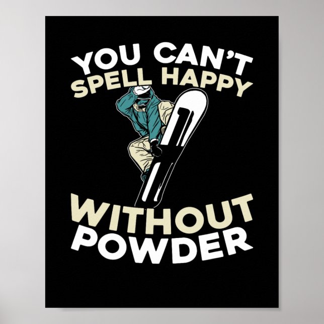 Affiche Snowboard Winter Sports - Snowboard Snowboard (Devant)