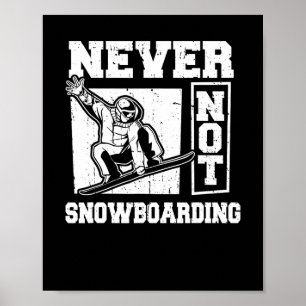 Affiche Snowboard Winter Sports - Snowboard Snowboard