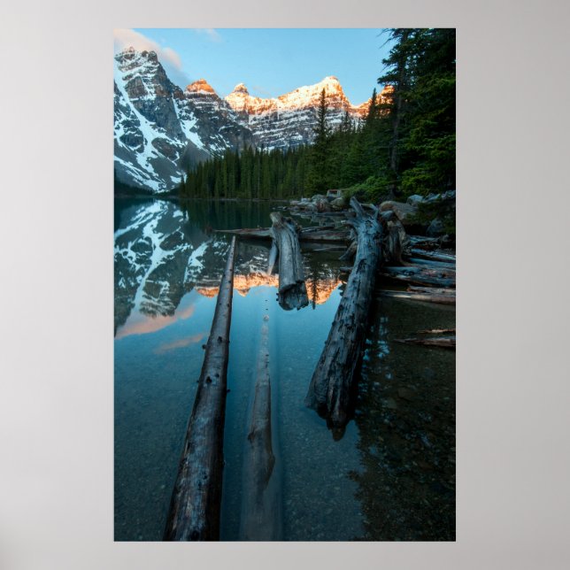 Affiche Snowing Mountain Big Snow Mountains Photographie (Devant)