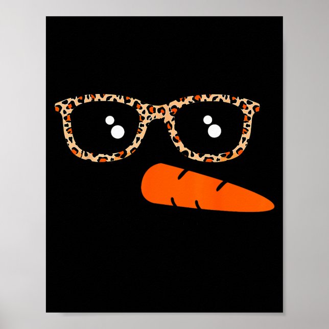 Affiche Snowman Face Carrot Nose Christmas Winter Cosplay  (Devant)