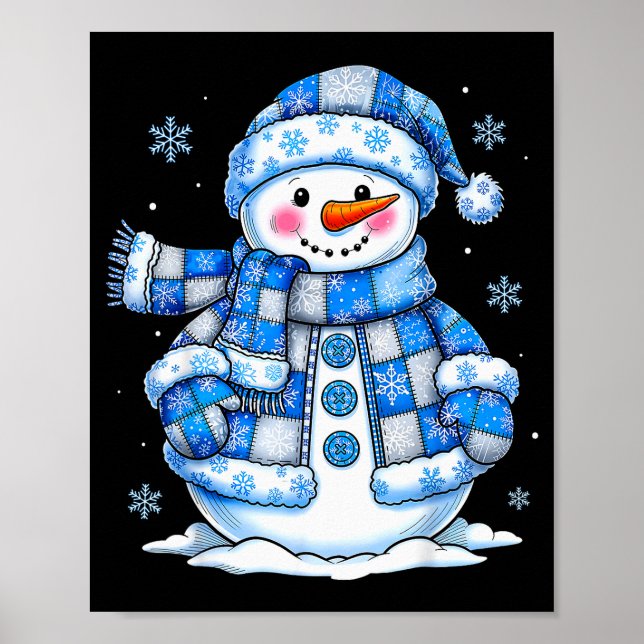 Affiche Snowman For Women Men Kids Grandkids Christmas  (Devant)