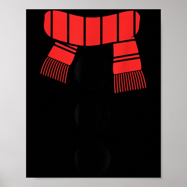 Affiche Snowman Shirt Adult Kids Men Women White Snowman C (Devant)