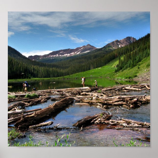 Affiche Snowmass Creek Aspen Colorado (Devant)