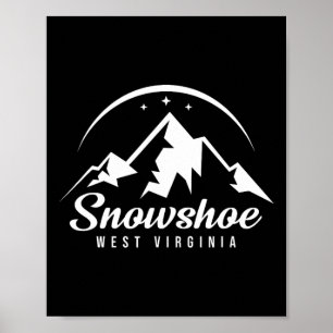 Affiche Snowshoe Station de ski de Virginie-Occidentale Sk