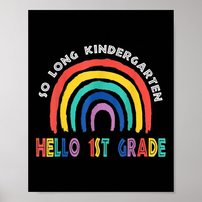 Affiche So Long jardin d'enfants Bonjour été pour enfants  (Devant)